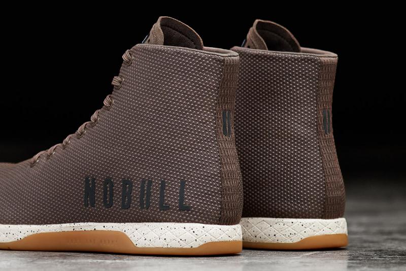 Men's Nobull High-Top Chestnut Trainers Brown | SG F2391D